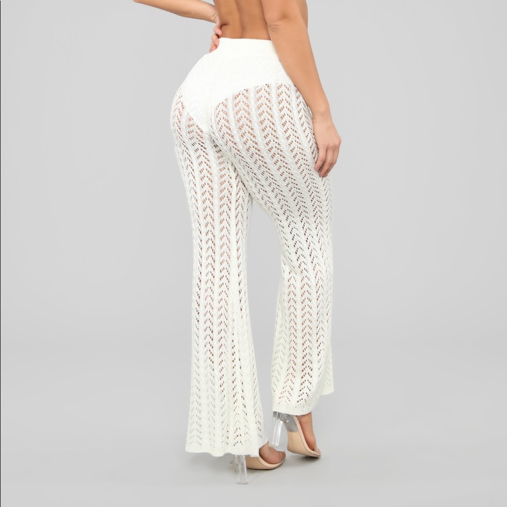 Crochet Pants - Cream - Picture 10 of 12